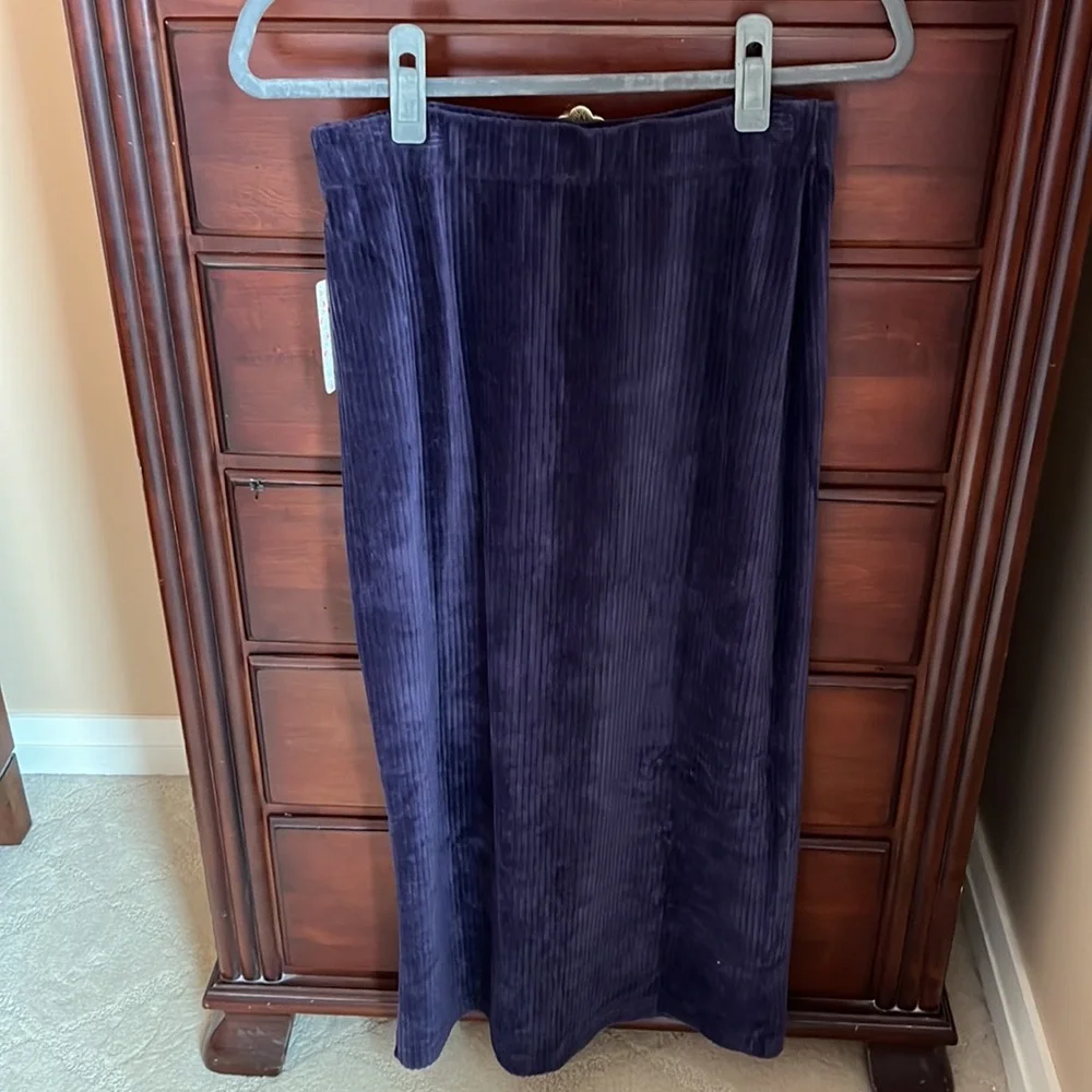 Free People Helen Rib Tube Skirt in Midnight Swim NWT - Picture 5 of 9